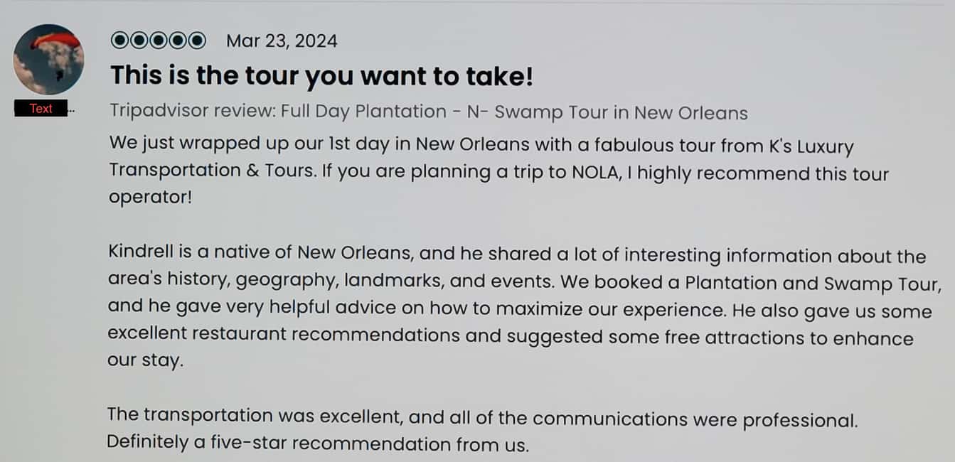 Immagine nº 13 di New Orleans: Oak Alley Plantation -N- Swamp Tour di un giorno intero attività a Vacherie, Louisiana, caricata dal fornitore