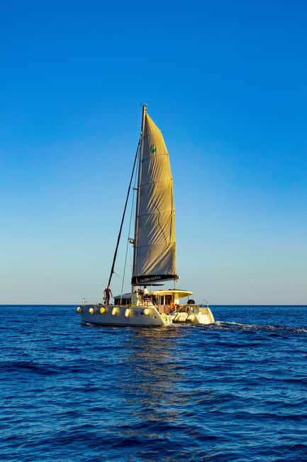 image n.1 of Athens: Private Catamaran Experience with Meal & Open Bar activity in Sounion, uploaded by supplier