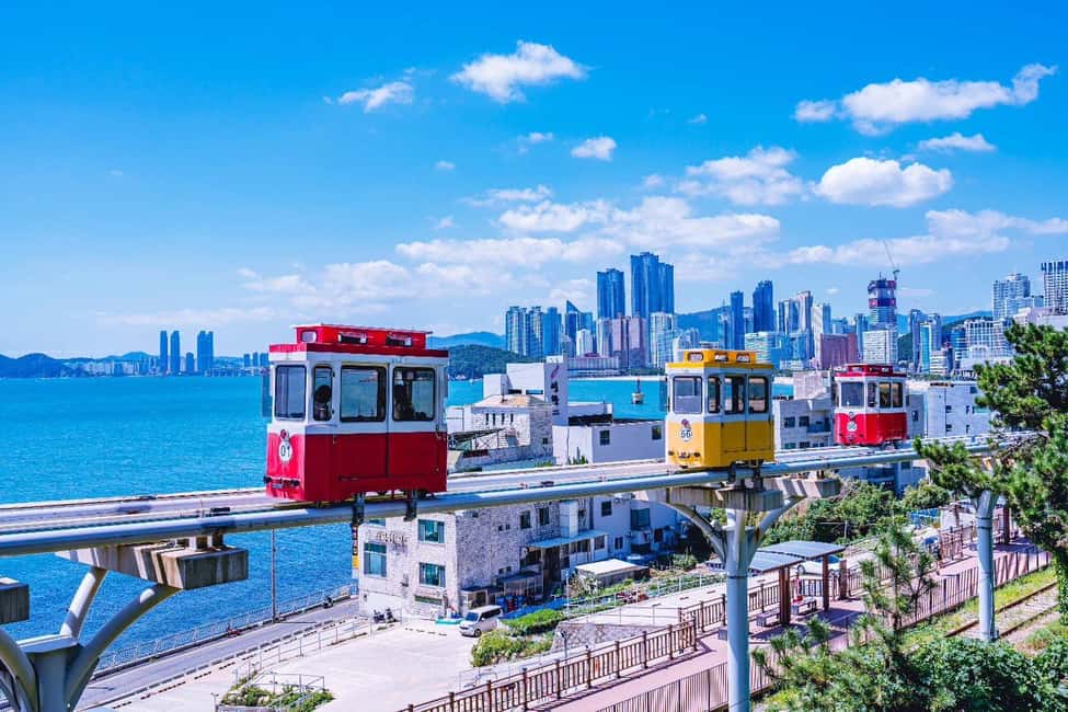 imagen n.º 1 de Desde Busan: Ticket de entrada al tren Blue Line Park Sky Capsule actividad en Busan, subida por el proveedor