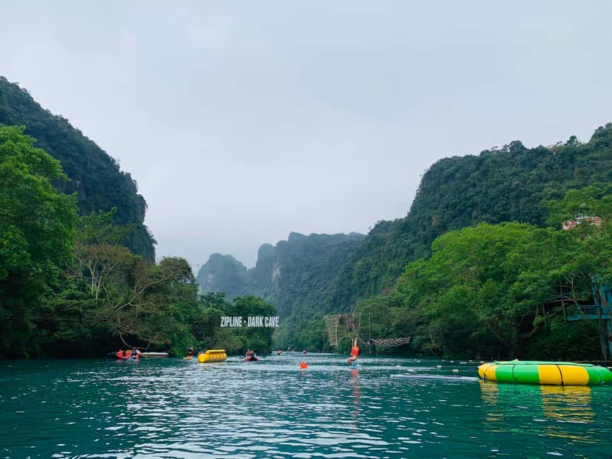 image n.33 of Phong Nha: Cave Exploration and Zipline Dark Cave Tour activity in Central Vietnam, uploaded by supplier