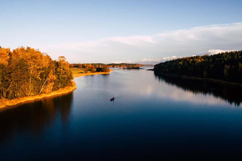 image n.1 of Stockholm: Sunset Canoe Beaver Safari & BBQ on Island activity in Vaxholm, uploaded by supplier