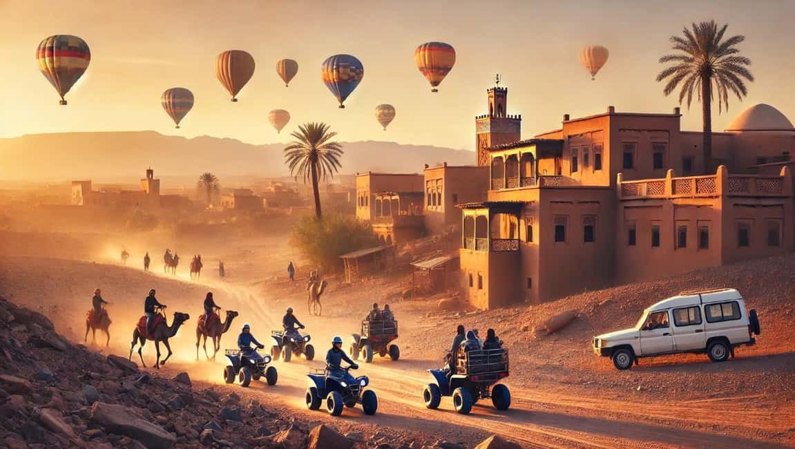 image n.1 of Sunrise Hot Air Balloon, Camel Ride & Quad Bike Fr Marrakech activity in Marrakesh-Safi, uploaded by supplier