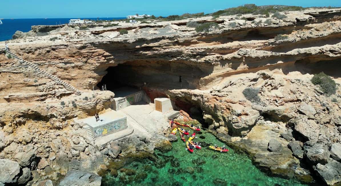 image n.14 of Ibiza: Sea Cave Tour with Guided Kayaking and Snorkeling activity in Balearic Islands, uploaded by supplier