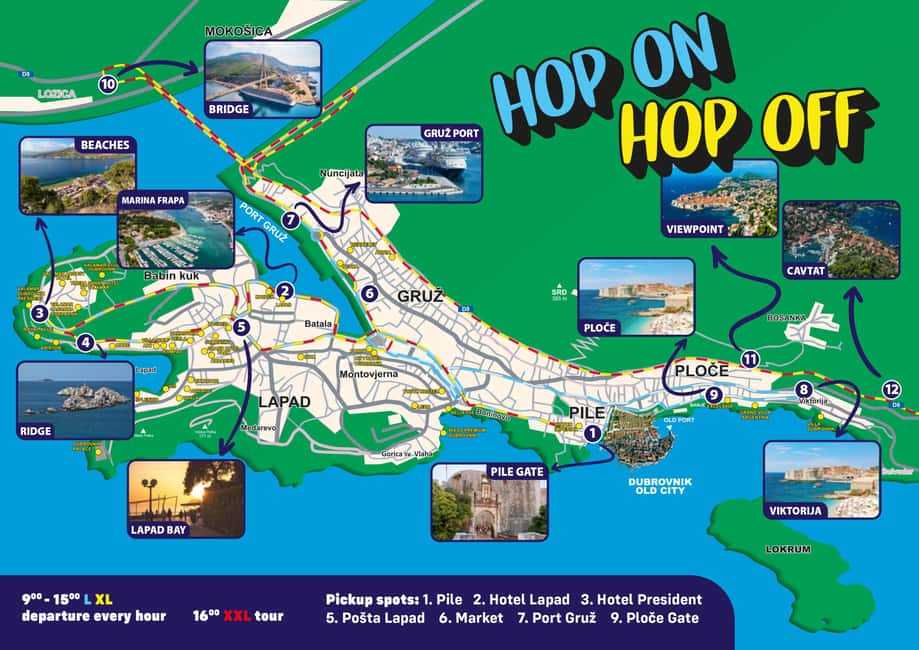 Immagine nº 5 di Dubrovnik: Bus Hop On Hop Off della città con 3 opzioni di tour attività a Dubrovnik, caricata dal fornitore