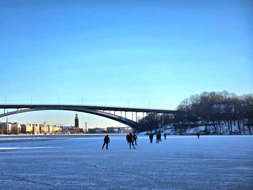 bild nr.20 av Stockholm: Nordisk skridskoåkning för nybörjare på en frusen sjö aktivitet i Stockholm, uppladdad av arrangören