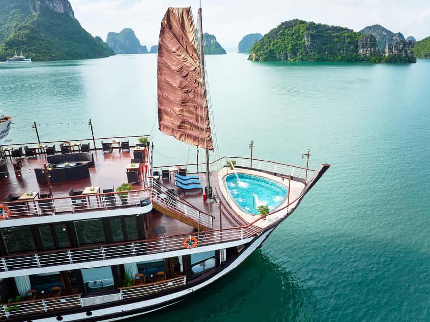 image n.29 of From Hanoi: 2-Day Cruise Trip with Private Balcony & Bathtub activity in Ha Long, uploaded by supplier