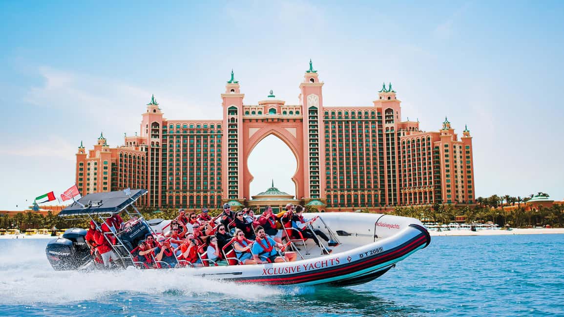 Bild Nr. 2 von Dubai: Marina, Atlantis, Palm & Burj Al Arab Speedboat Tour Aktivität in Dubai, hochgeladen vom Anbieter