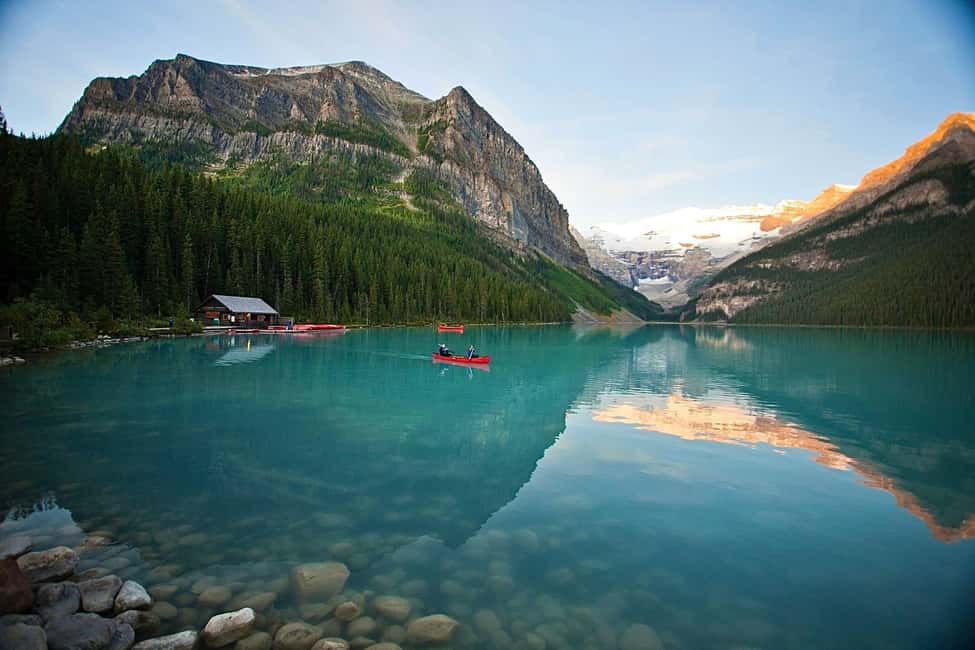 image n.2 of Lake Moraine Lake Louise Johnston Canyon Banff Town Day Tour activity in Banff, uploaded by supplier