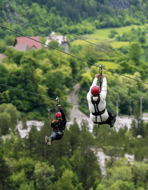 image n.2 of Theth’s new Zipline, the first of its kind in the area activity in Theth, uploaded by supplier