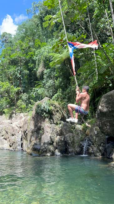 billede nr.3 af aktiviteten El Yunque Rainforest: Vandfald, vandrutsjebaner og reb-sving i Río Grande, Puerto Rico, uploadet af udbyder