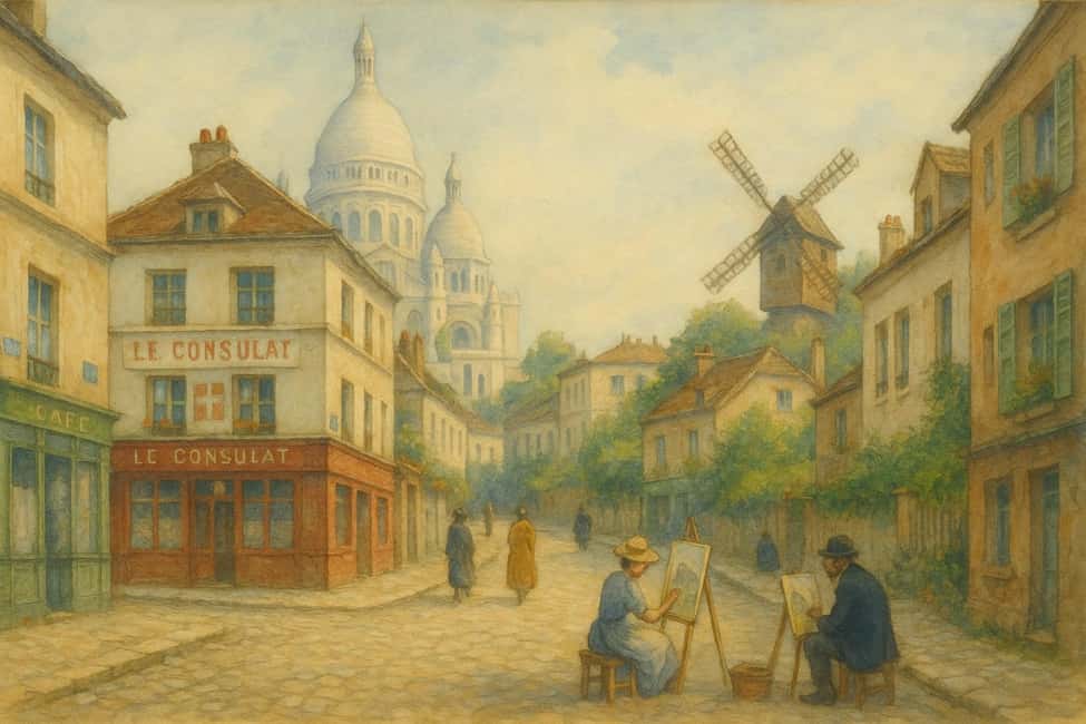 Watercolor Workshop in Montmartre | GetYourGuide