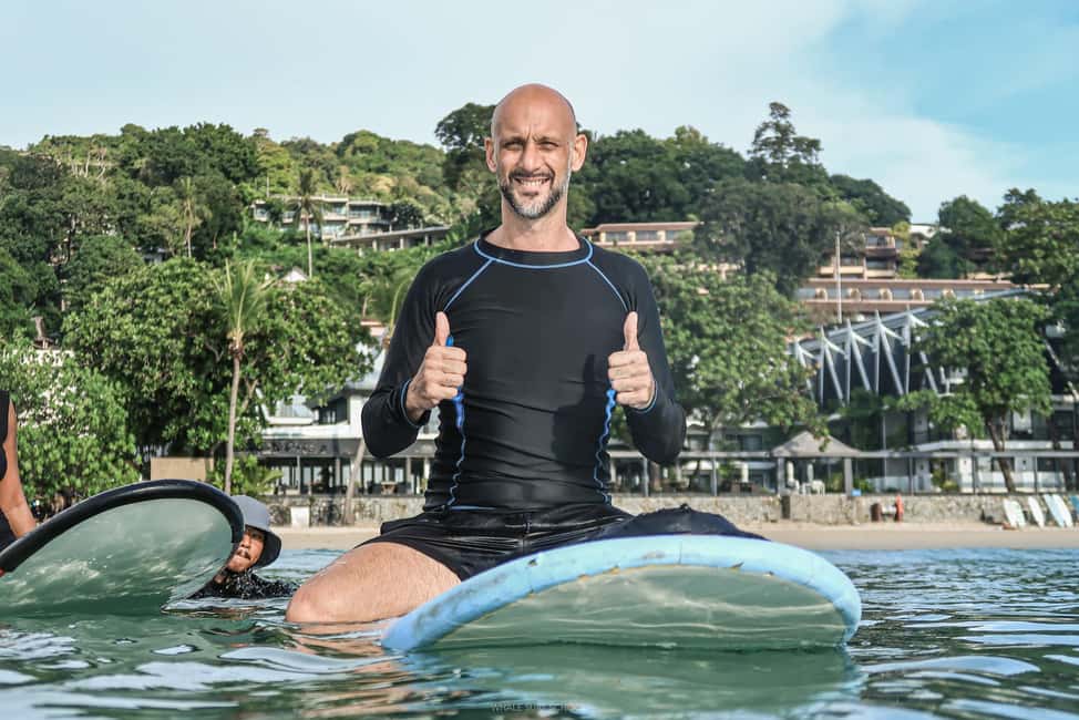 billede nr.11 af aktiviteten Phuket: Surf-lektion for begyndere i Kata Beach i Thailandbugten, uploadet af udbyder