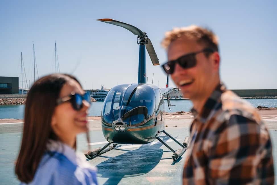 Bild Nr. 6 von Barcelona: Hubschrauberflug & Transfer vom Heliport zum Boot Aktivität in Barcelona, hochgeladen vom Anbieter