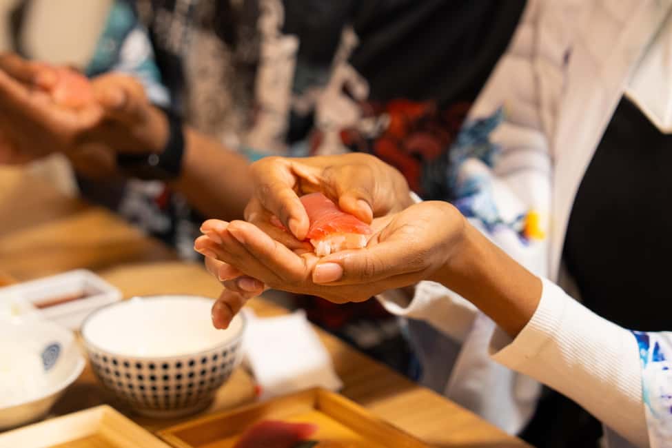 image n.7 of Tokyo: Sushi Making Class in a Happi Coat near a Famous Spot activity in Tokyo, uploaded by supplier