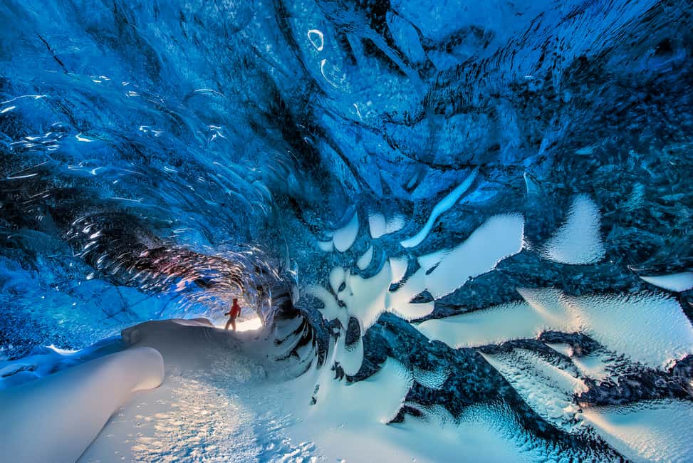 Obraz nr 1 z atrakcji Jökulsárlón: Jaskinia lodowa Vatnajökull - wycieczka z przewodnikiem w Norðurland eystra (Region Północno-Wschodni), przesłany przez organizatora