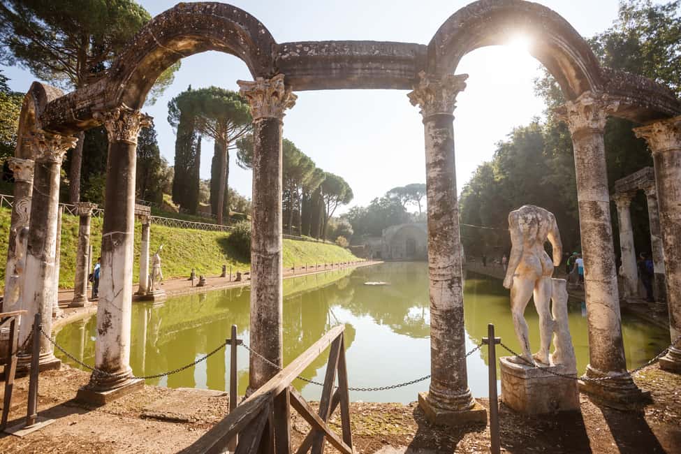 Image N°5 de Tivoli : Billet d'entrée à la Villa Adriana & App Audioguide activité à Tivoli, Latium, publiée par le prestataire