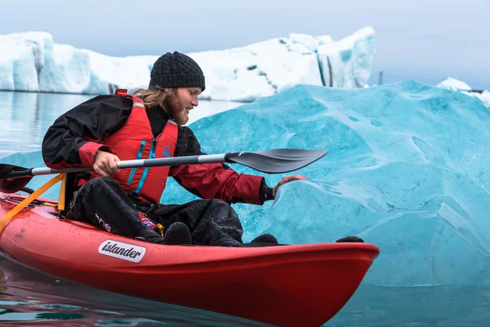 imagen n.º 2 de Excursión en kayak por la laguna glaciar Jökulsárlón actividad en Norðurland Eystra, subida por el proveedor