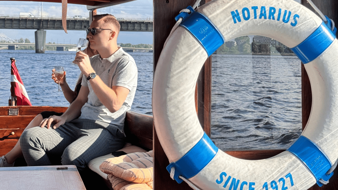 Image N°3 de Riga : Croisière touristique avec boisson de bienvenue et audioguide activité à Riga, publiée par le prestataire