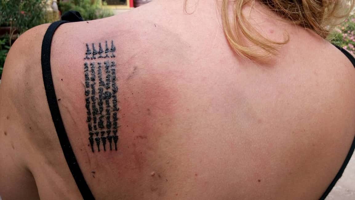 Image N°18 de Depuis Bangkok : Tatouage sacré au Wat Bang Phra activité à Nakhon Pathom, publiée par le prestataire