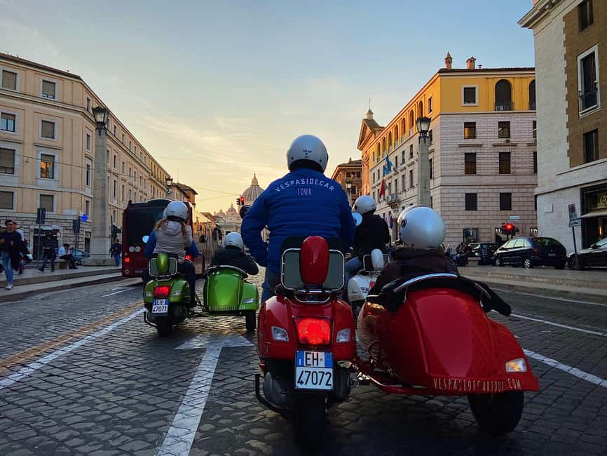 image n.2 of Evening Vespa Sidecar Tour with Gourmet Pizza Tasting activity in Rome, uploaded by supplier
