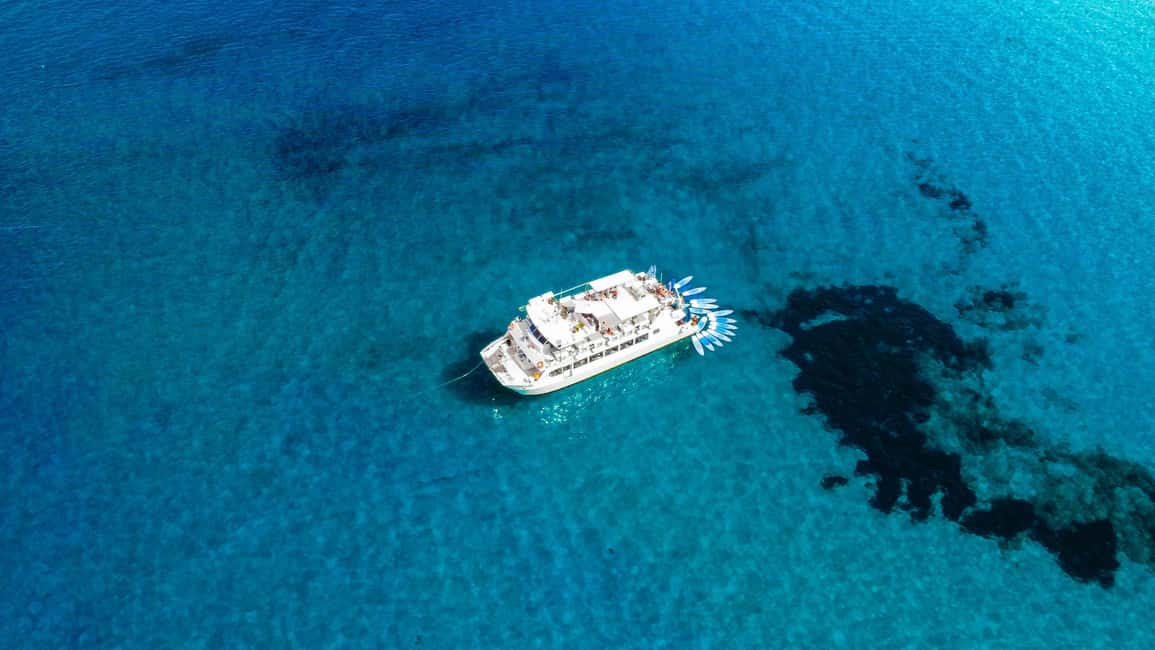 Image N°6 de Ibiza : Formentera, bateau tout compris, paddle, plongée avec tuba et déjeuner activité à Îles Baléares, publiée par le prestataire