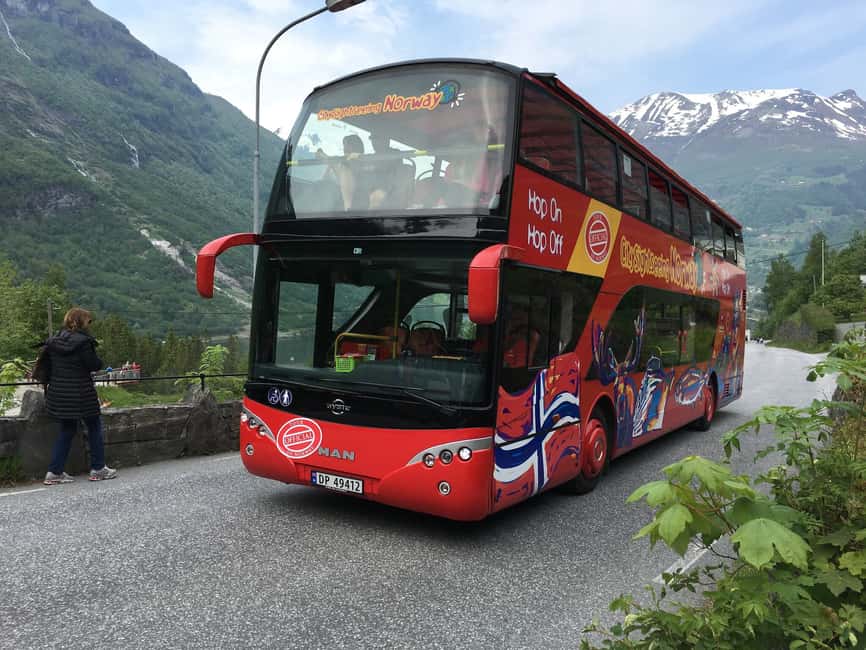 Bild Nr. 2 von Geiranger: Stadtbesichtigung Hop-On/Hop-Off-Bustour Aktivität in Geiranger, hochgeladen vom Anbieter