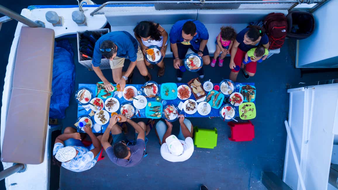 image n.2 of Santorini Sunset Fishing Trip with Dinner and Drinks activity in Cyclades, uploaded by supplier