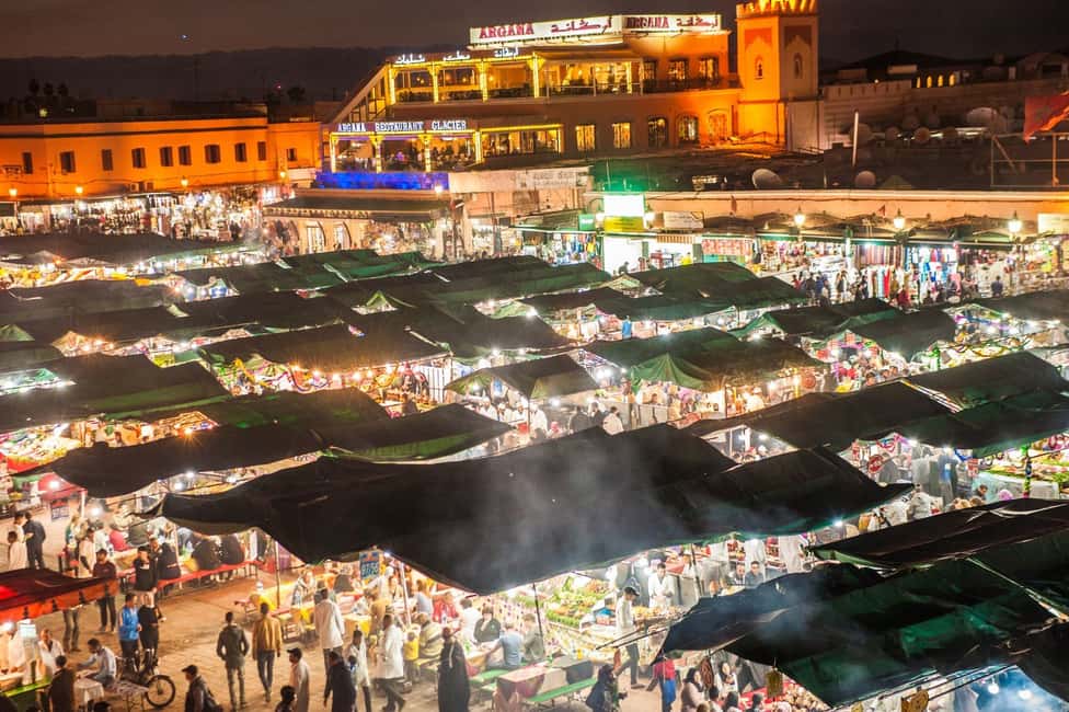 Image N°6 de Marrakech : visite gastronomique de la place Jemaa el-Fnaa avec dîner activité à Marrakech, publiée par le prestataire