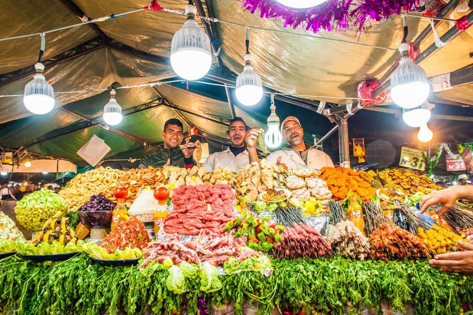 Image N°8 de Marrakech : visite gastronomique de la place Jemaa el-Fnaa avec dîner activité à Marrakech, publiée par le prestataire