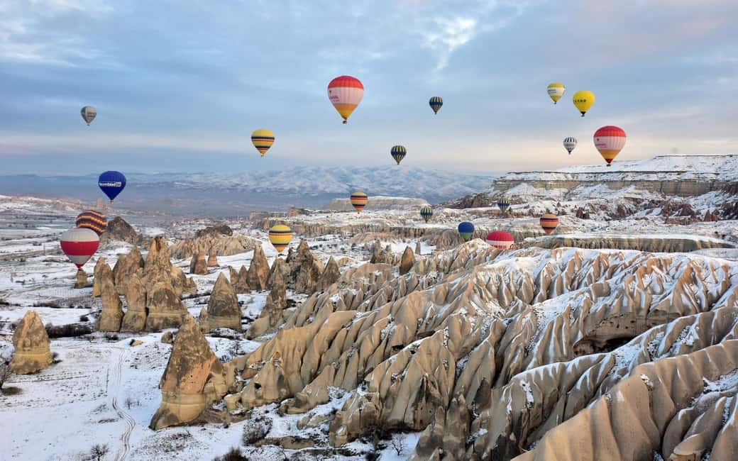 Image N°8 de Cappadoce : Vol en montgolfière à Goreme au-dessus des Fairychimneys activité à Göreme, publiée par le prestataire