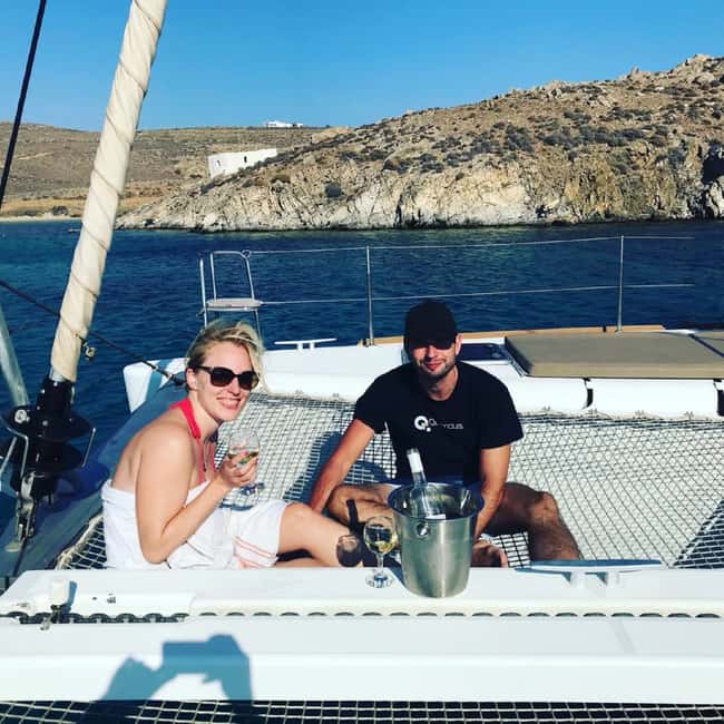 image n.4 of Mykonos: Full-Day Catamaran Cruise with Fresh Lunch activity in Cyclades, uploaded by supplier