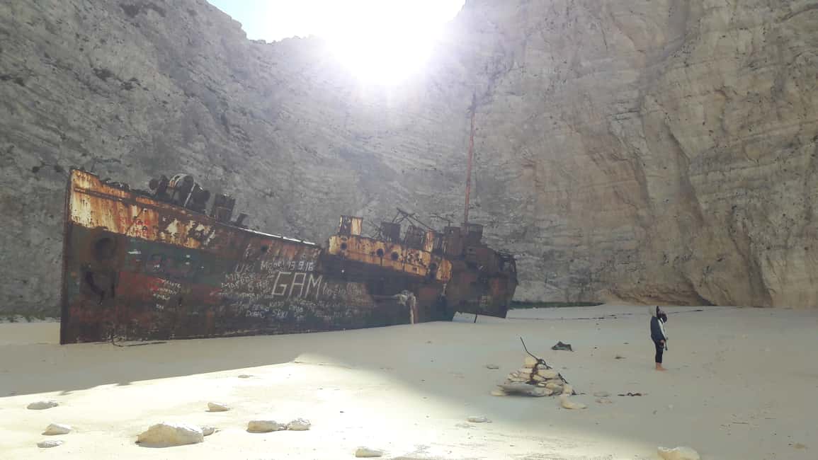 image n.1 of From St.Nikolaos: Boat Cruise to Navagio Beach & Blue Caves activity in Western Greece, uploaded by supplier