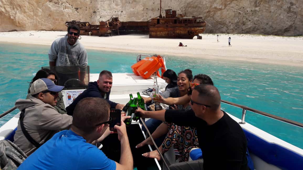 image n.4 of From St.Nikolaos: Boat Cruise to Navagio Beach & Blue Caves activity in Western Greece, uploaded by supplier