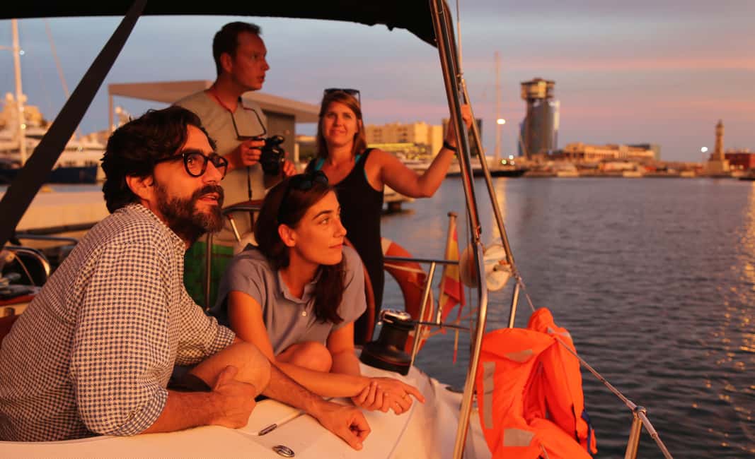 image n.1 of Barcelona: Sunset Sailing Tour with Tapas and Open Bar activity in Barcelona, uploaded by supplier
