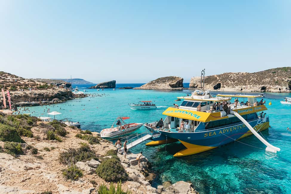 Image N°10 de Comino : visite du lagon bleu, du lagon cristallin et des grottes marines activité à Malte, publiée par le prestataire