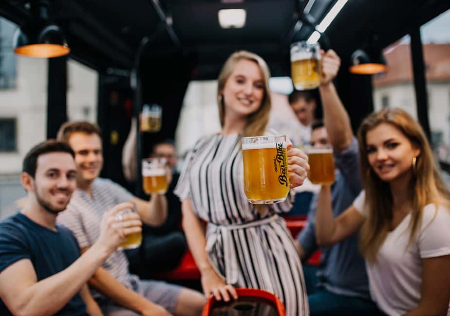 bilde nr.7 av Praha: Party-ølbuss aktivitet i Praha, lastet opp av leverandør
