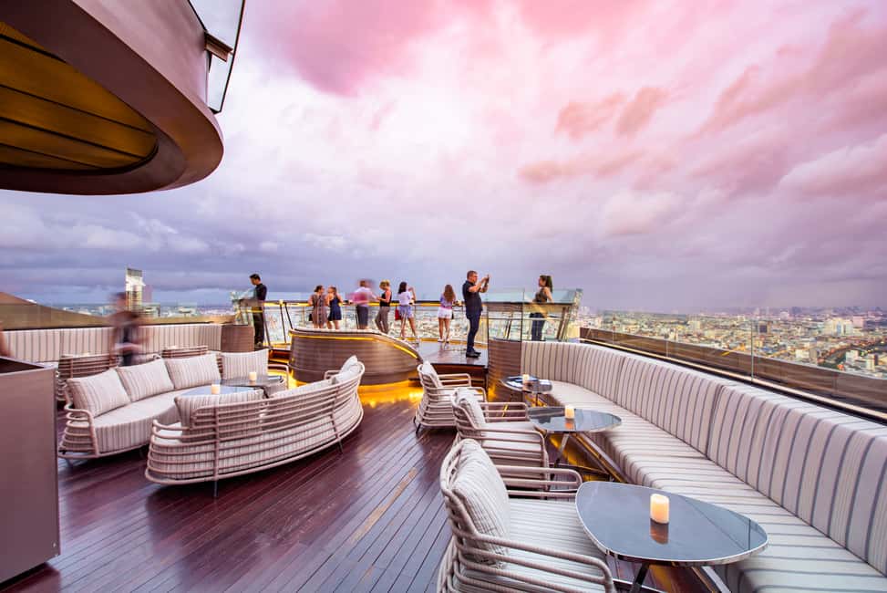 Immagine nº 7 di Bangkok: Prenotazione del Lebua Rooftop Bar e trasferimento di andata e ritorno attività a Bangkok, caricata dal fornitore