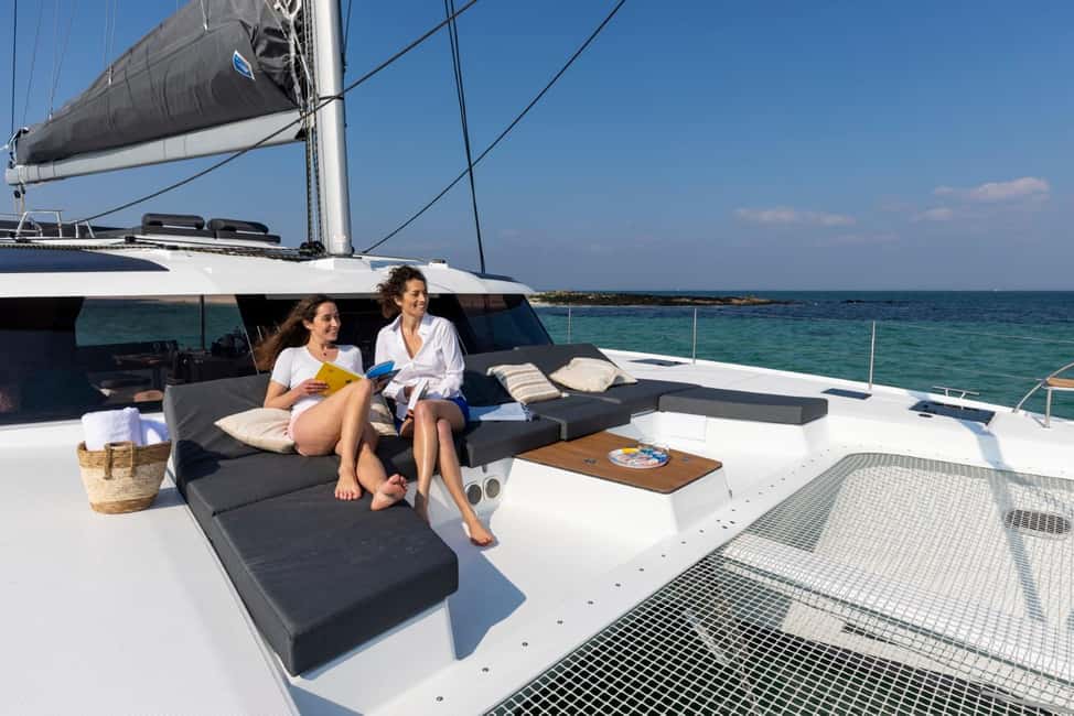 image n.8 of Mykonos: Catamaran Cruise with 3-Course Meal and Transfers activity in Cyclades, uploaded by supplier