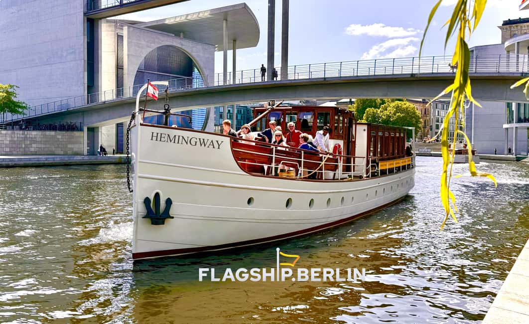 image n.1 of Berlin: 1h Boutiquestyle-Cruise on the Historic HEMINGWAY activity in Berlin, uploaded by supplier