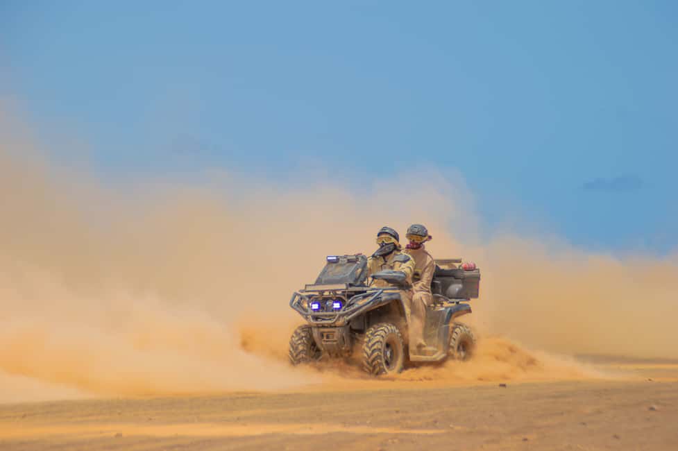 image n.1 of Santa Maria: Desert Adventure on a 500cc 4x4 Quad Bike activity in Santa Maria, Cape Verde, uploaded by supplier