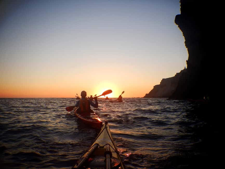 image n.6 of Santorini: Sunset Sea Kayak with Light Dinner activity in Cyclades, uploaded by supplier