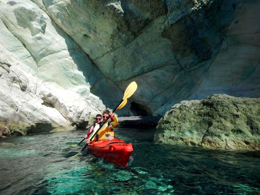 image n.4 of Santorini: Sunset Sea Kayak with Light Dinner activity in Cyclades, uploaded by supplier