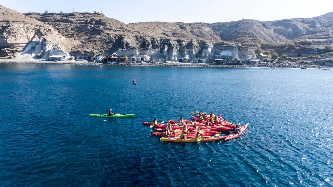 image n.9 of Santorini: Sunset Sea Kayak with Light Dinner activity in Cyclades, uploaded by supplier