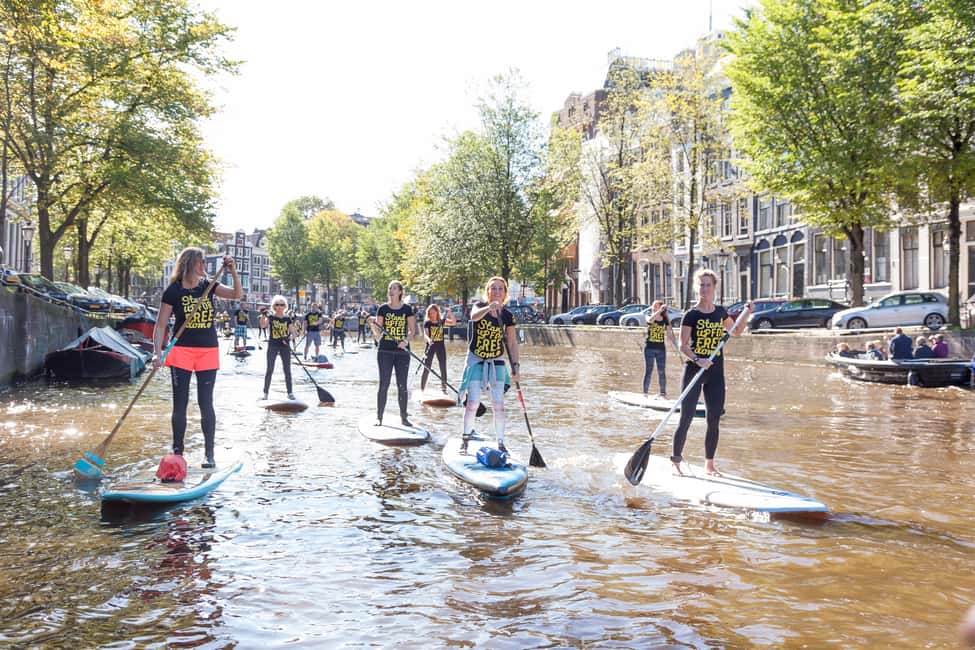 Immagine nº 9 di Amsterdam: tour di 2 ore in stand up paddle attività a Amsterdam, caricata dal fornitore