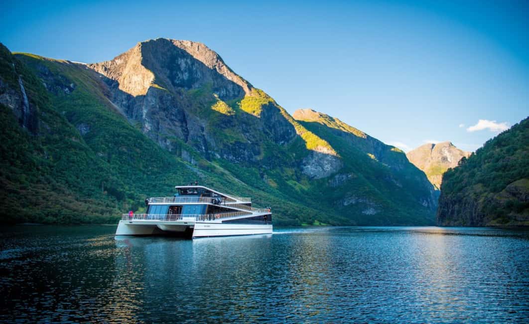 Image N°2 de Bergen : visite privée, croisière dans le Nærøyfjord et chemin de fer de Flåm activité à Flåm, publiée par le prestataire