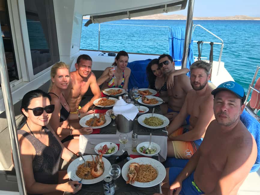 image n.8 of Mykonos: Full-Day Catamaran Cruise with Fresh Lunch activity in Cyclades, uploaded by supplier