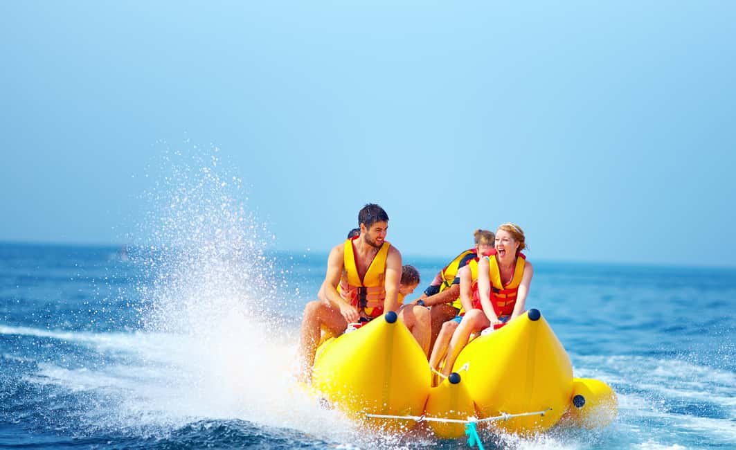 Image N°1 de Nassau : Aventure en bateau banane activité à Nassau, Bahamas, publiée par le prestataire