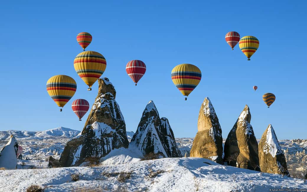 Image N°13 de Cappadoce : Vol en montgolfière à Goreme au-dessus des Fairychimneys activité à Göreme, publiée par le prestataire