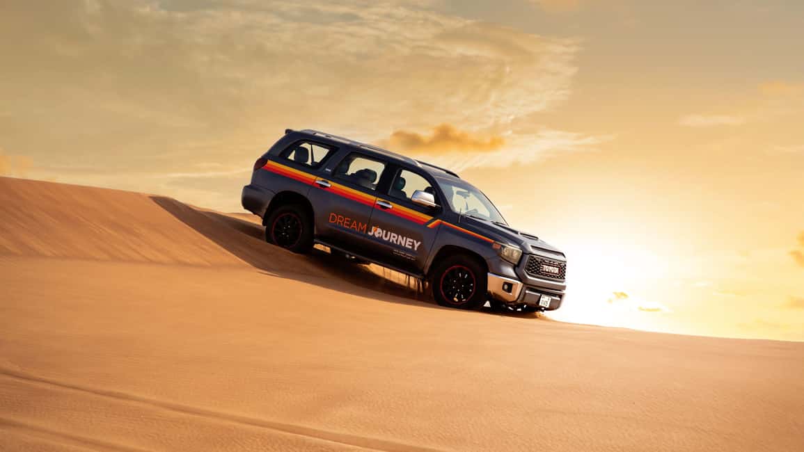 afbeelding n.1 van Ontdek de woestijn van Dubai: Safari in de Rode Duinen, Sandboard & Kamelen activiteit in Dubai, geüpload door aanbieder