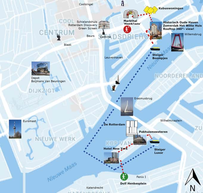 Obraz nr 5 z atrakcji Rotterdam: De Rotterdam, Cube Houses, Watertaxi i Markthal w Rotterdam, przesłany przez organizatora